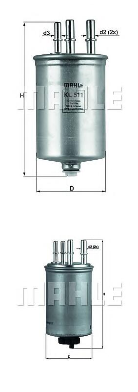 Фильтр топливный LAND ROVER: DISCOVERY 2.7TD 04-