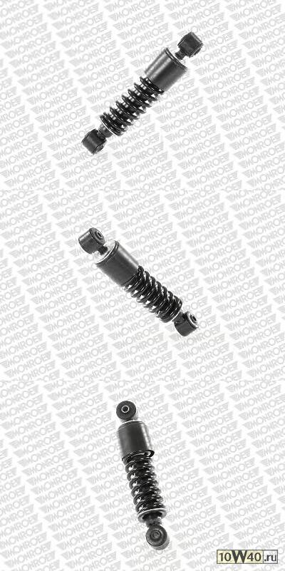 Амортизатор подвески кабины с пружиной задний O-(///)-O Lmin-282 mm, Lmax-328 mm, 14x50 mm, 14x50 mm MERCEDES BENZ: Actros MP2,MP3