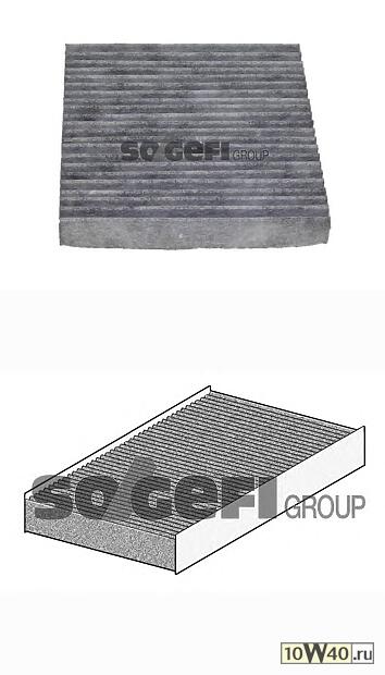 фильтр салона угольный\ renault laguna / vel satisall 01>