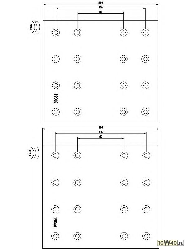 Тормозные накладки - номинал