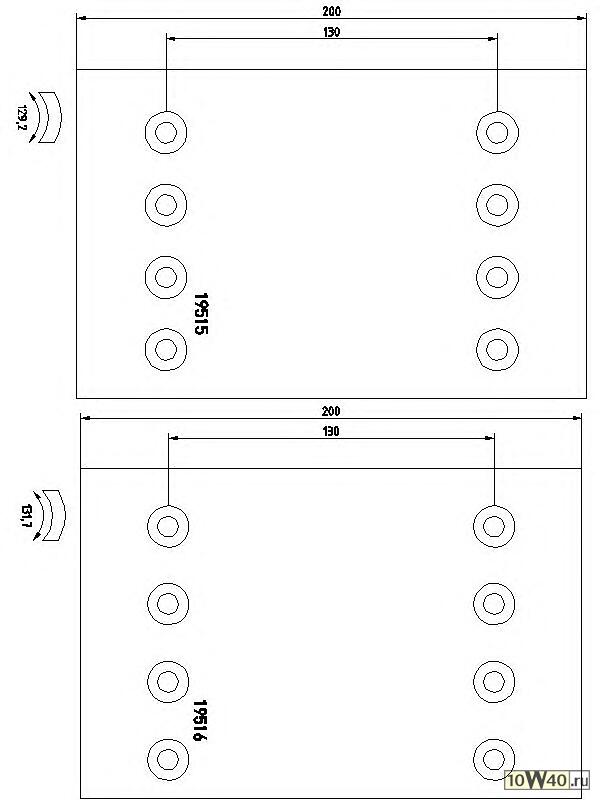 Тормозные накладки - 1-ый рем.