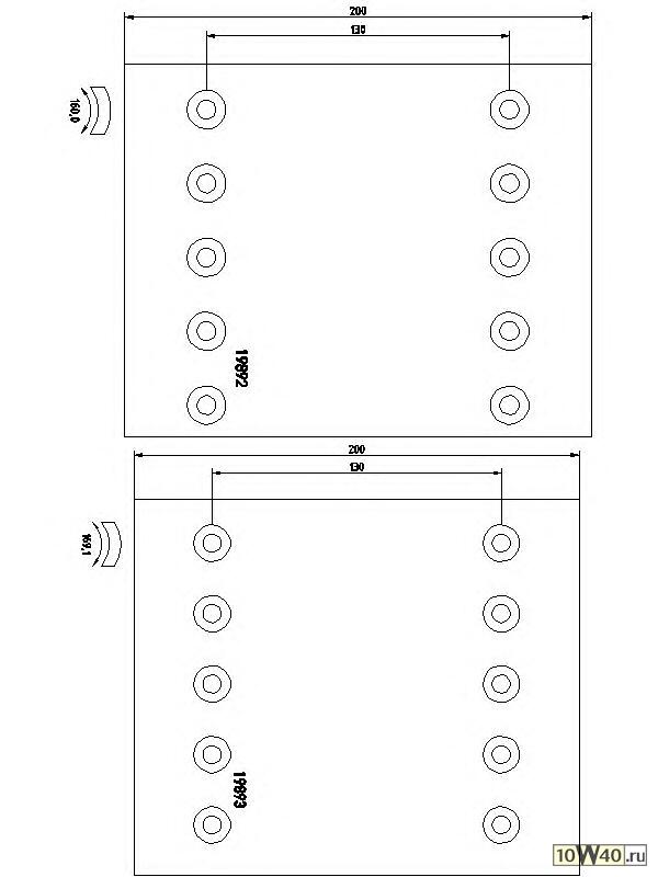 Тормозные накладки - номинал