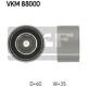 SKF VKM88000 (0069101 / 034 / 03405) ролик поликлинового ремня направляющий