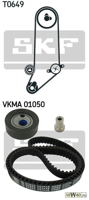Комплект ГРМ AUDI 100 91> 2.3 (147х19)