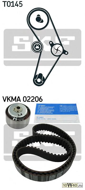 Комплект ремня ГРМ FIAT DOBLO/PUNTO 1.2-1.4 97-