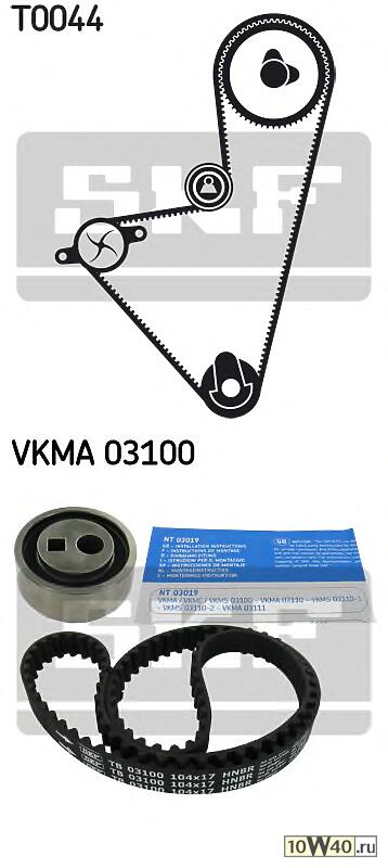 Код оригинала: 0831Q3S1 / 831Q3S1 / 083113 / 081656S / 083102 / 81656S / 831Q3 / 83113 / 83102 / 0831Q3
, <BR>рем.к-кт ГРМ  Peugeot 106/206/306 1.0/1.1 91>