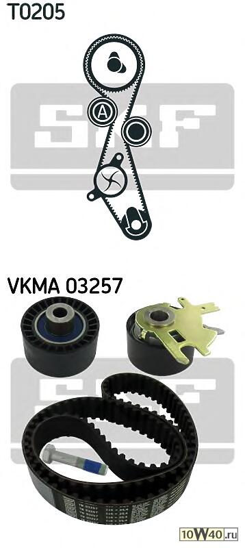 рем.к-кт ГРМ  Citroen C4/C5/C8, Peugeot 307/407/607/807 2.0HDi 16V 03>