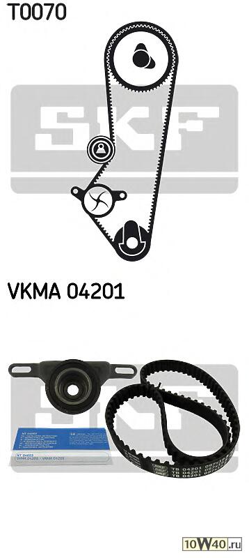 Код оригинала: F0RKDI022, <BR>ремкомплект ГРМ  Ford Escort/Fiesta/Sierra 1.4/1.6 83-92