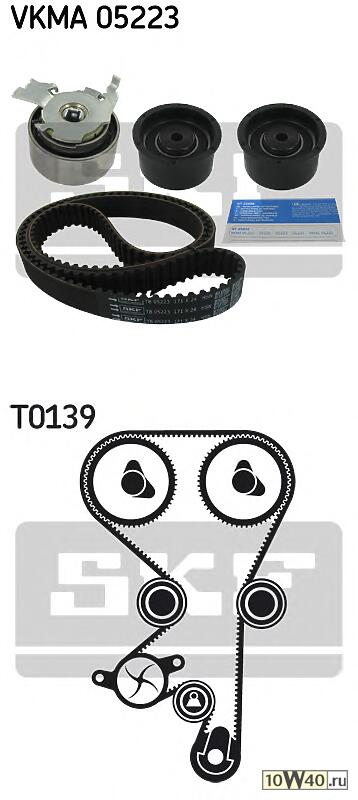 Код оригинала: 93174264 / 1606195 / 93174268, <BR>рем.к-кт ГРМ  Opel Frontera 2.2 95-96