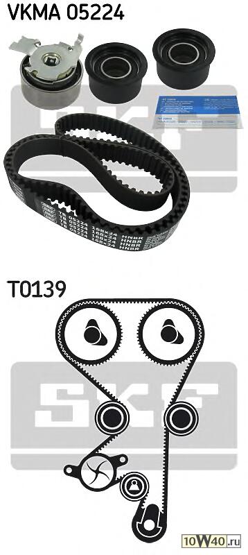 Код оригинала: 1606194 / 1506194 / 93174263, <BR>рем.к-кт ГРМ  Opel Astra 2.0 16V 98>