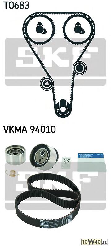 рем.к-кт грм\ mazda 626 / mx-6 ge / gf / gw / 323 bj / premacy 2.0 dohc 91>