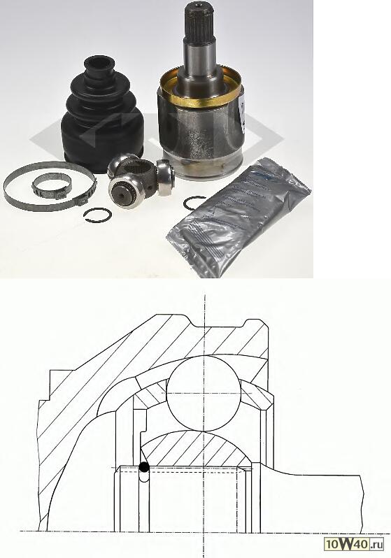 ШРУС внутр. Skoda Felicia 94>