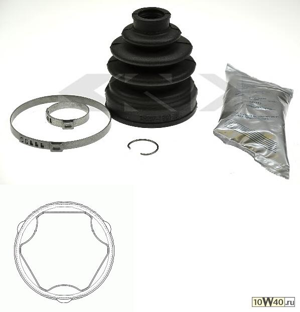 Пыльник ШРУСа наружн к-кт : ACCENT 01/00-