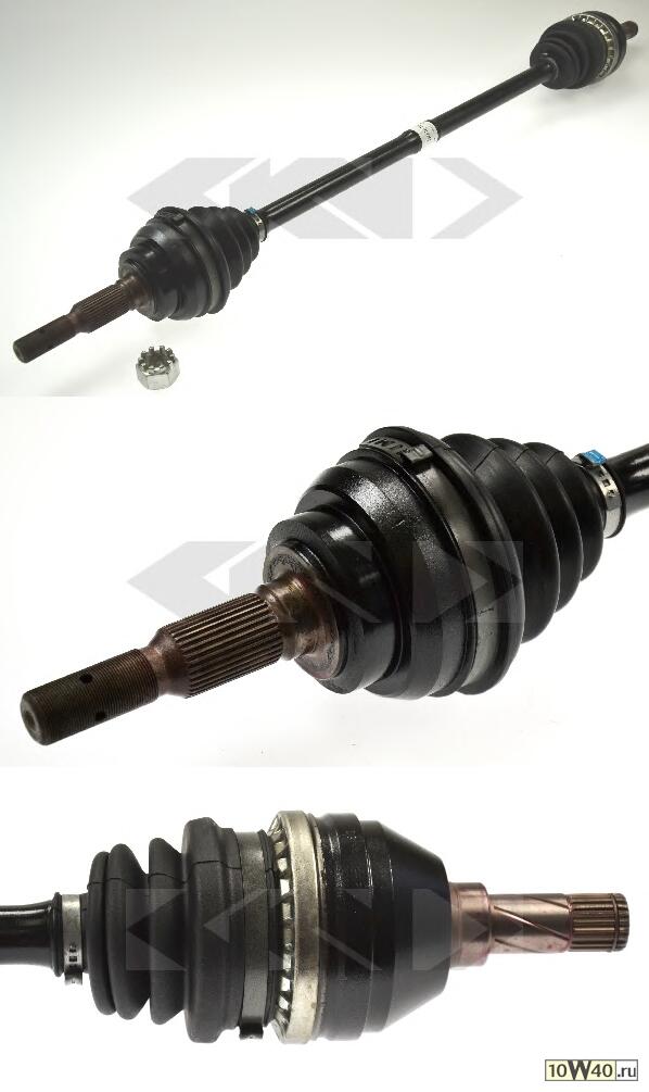 привод правый\opel astra / zafira 1.6-1.8i / 1.7d 98-05