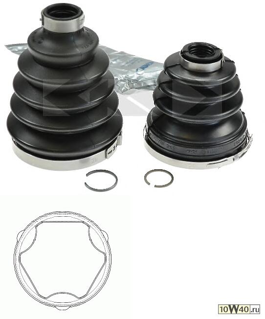 Пыльник ШРУСа наруж./внутр.ком/кт [2шт]