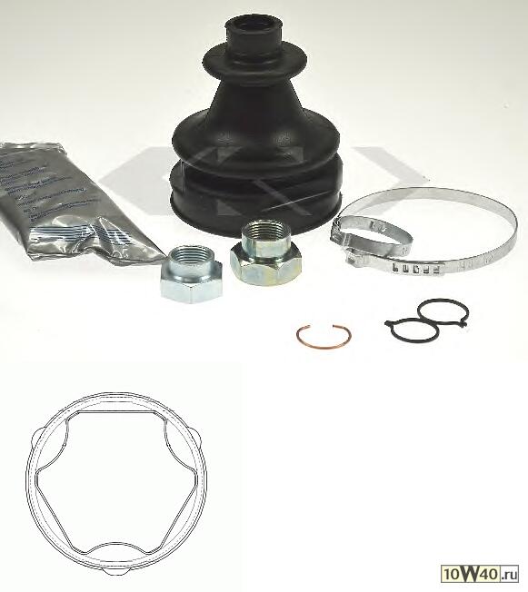 пыльник шруса к-ктd1 20mm d2 66mm\ford fiesta / ka / puma 1.3-1.6i / 1.8d 96>
