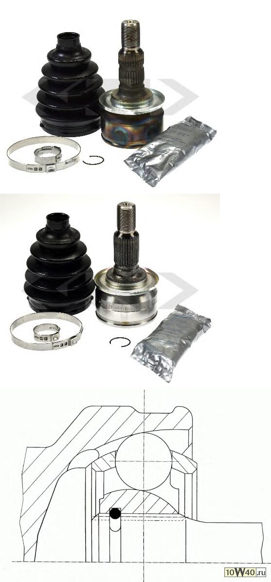 ШРУС OPEL: INSIGNIA 2.0 Biturbo CDTI 4x4/2.0 CDTI 4x4/2.0 Turbo 4x4/2.8 V6 Turbo 4x4/2.8 V6 Turbo OPC 4x4 08-, INSIGNIA 2.0 Biturbo CDTI 4x4/2.0 CDTI 4x4/2