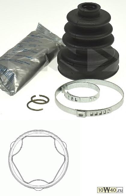 Пыльник ШРУС внутр. ком/кт