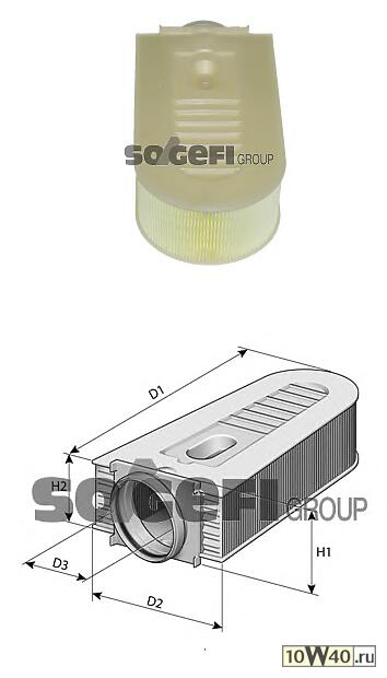 фильтр воздушный\ mb w204 / w212 / x204 07>