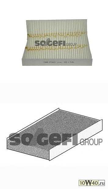 фильтр салона\ citroen c-crosser, peugeot 4007, mitsubishi outlander 07>