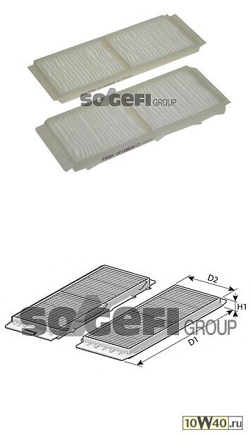 фильтр салона mazda 3 2009=>