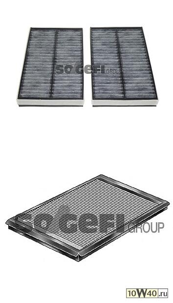  угольный 2шт.  BMW E60/E61/E63/E64 04>