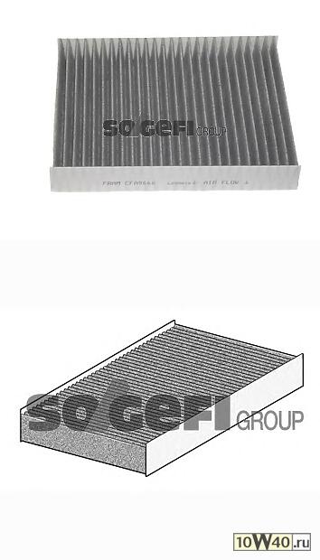 фильтр салона угольный\ ford fiesta / fusion all 01>