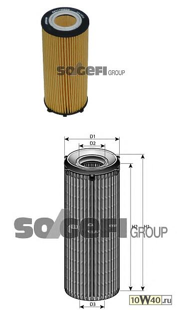 фильтр масл.bmw 3,5,7-серии e90, f10, f02 3.0d 2009=>