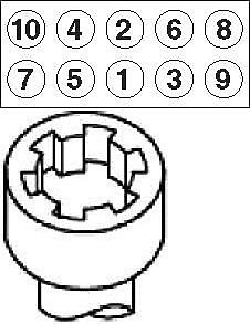  10шт.  Fiat Bravo 1.4/1.9JTD 97>