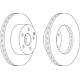 FERODO DDF1668 (4351202180 / 4351202200 / 4351212690) диск торм передн.вентил.[273x26] 5 отв.