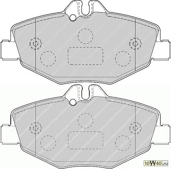 колодки дисковые п.  MB W211 2.0-2.4/2.0CDi/2.7CDi 02>