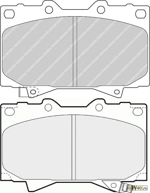 Колодки тормозные дисковые