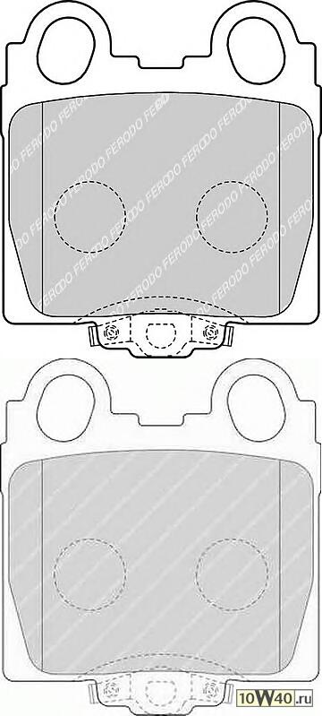 колодки дисковые з.  Lexus GS300/400 97>/IS200/300 01>