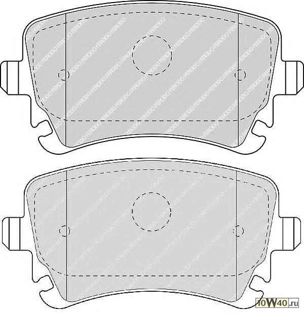 Колодки тормозные дисковые