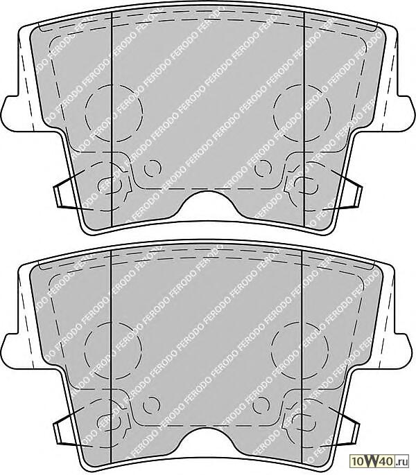 колодки дисковые з.  Chrysler 300C 2.7/3.5/5.7/6.1 V8 04>