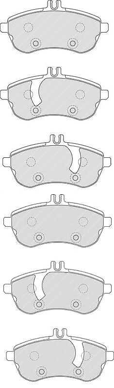 колодки торм диск mb c-class (w204) c180 c200cdi