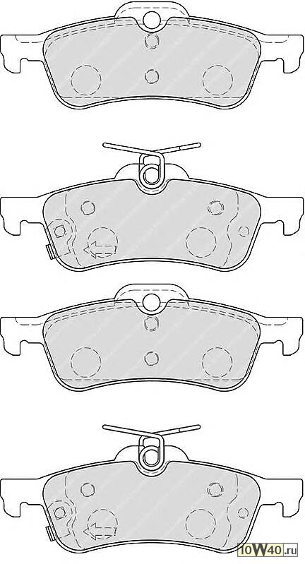 колодки дисковые з.\ toyota yaris 1.0vvt-i / 1.3vvt-i / d-4d 06>