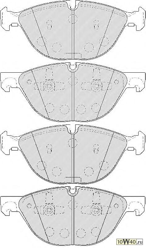 Колодки тормозные дисковые (Premier)