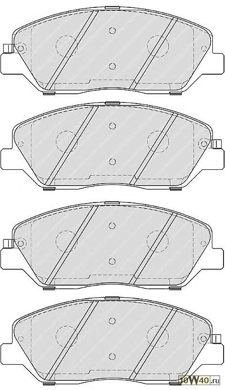 Колодки тормозные передние  SANTA FE (CM)/(SM) 05-/ SORENTO (XM)