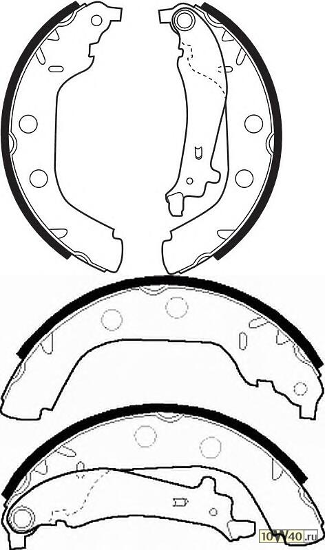 Комплект тормозных колодок