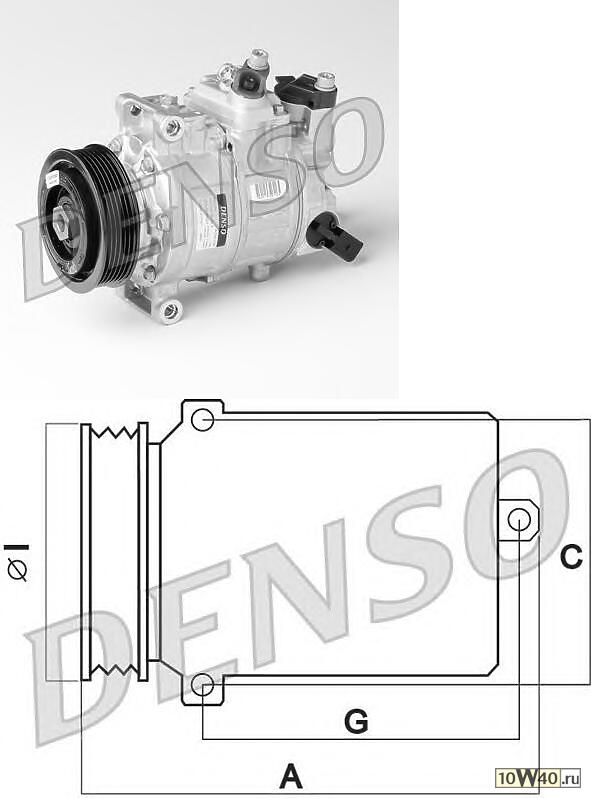 Код оригинала: 4F0260805AN, <BR>Компрессор кондиционера AUDI A6 (4F) 2.0 TDI 04->