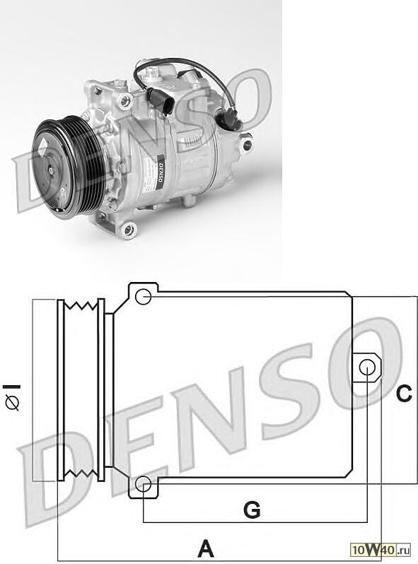 компрессор кондиц.6seu14c audi a8 (4e) (02-10) q7 (4l) (06-15)