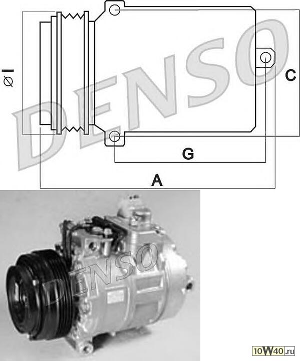 компрессор кондиционера\ bmw e46 2.0 02 / 05-02 / 07