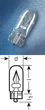 комплект ламп w5w 24v 5w w2.1x9.5d original line качество оригинальной з / ч (оем) 2шт.(1к-т)