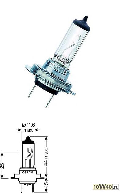 Лампа г/с H7 (70W) PX26d Truckstar PRO 24V 64215TSP 4008321785114