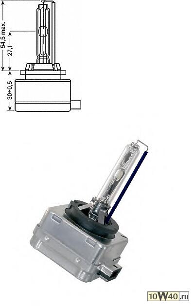 лампа osram ксеноновая d1s pk32d-2 35w