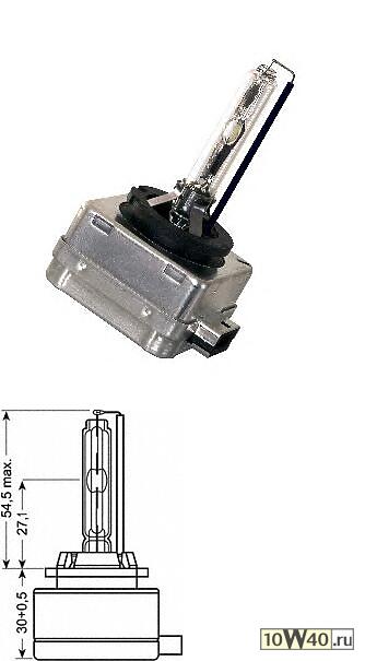 лампа d1s 66140cbi 35w pk32d-2 10x1 osram