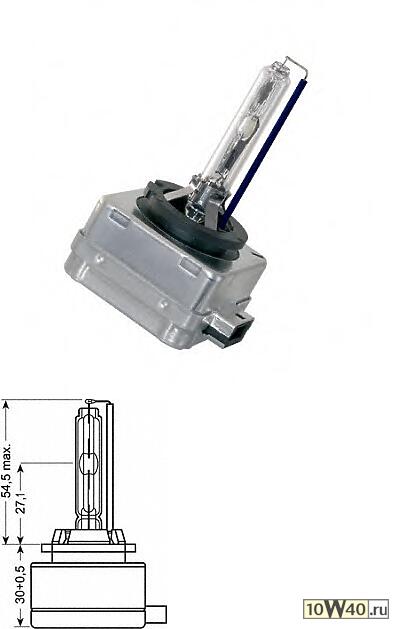 ЛАМПА D1S 85V-35W (PK32D-2)4200K XENARC CLASSIC (OSRAM)