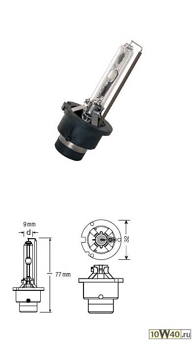 лампа osram ксеноновая d2s p32d-2 35w