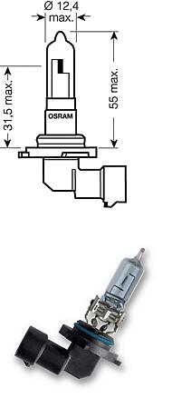 Лампа (к-т 2шт.) HB3 60W 12V P20D COOL BLUE INTENSE